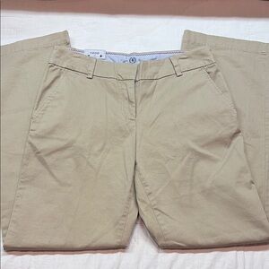 Izod Women's NWT Stretch Khaki Saltwater Wash Classic Fit Chino Pants Size 8